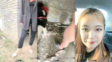 国产精品狂野女孩〖金毛榨干机〗为涨粉玩刺激工地上找农民工激烈啪啪干炮饥渴民工暴力猛操干的小骚货很满足直播户外~1